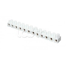 Колодка клеммная (14мм.) 20А полистирол белая (10шт.) EKF PROxima (plc-KK-14-20-ps-w)