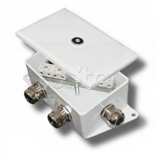 Коробка монтажная огнестойкая Гефест КМ-О (10к*10,0)-IP66-d, шесть вводов 120х80х68