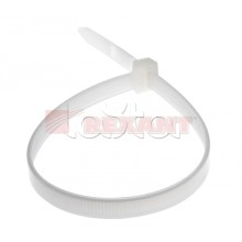 Хомут-стяжка нейлоновый 8х400 мм белый (100шт/уп) REXANT 07-0400-8