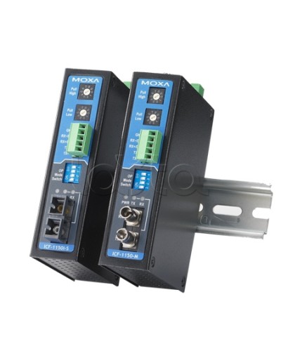 Конвертор RS-232/422/485 в оптику MM (ST)Moxa ICF-1150I-M-ST-T в Йошкар-Оле Дополнительное оборудование для ОПС Pintop.ru