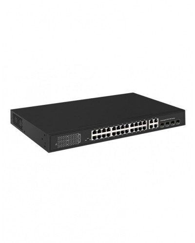 PoE коммутатор Fast Ethernet на 24 x RJ45 портов + 4 x GE Combo uplink порта NST NS-SW-24F4G-P в Йошкар-Оле Коммутаторы Pintop.ru