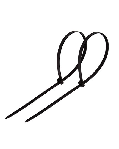 Хомут-стяжка нейлоновый 4х250 мм чёрный (100шт/уп) REXANT 07-0251 в Йошкар-Оле Стяжки-хомуты Pintop.ru