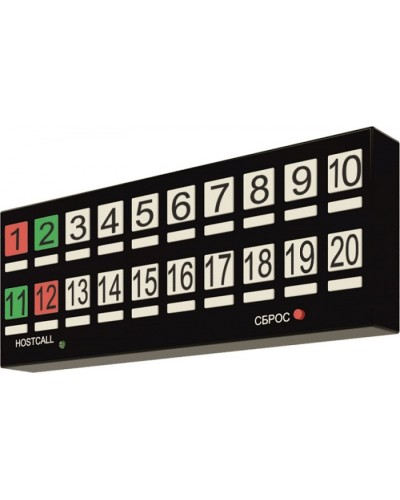 Табло отображения Hostcall MP-730W2 в Йошкар-Оле Система оповещения и трансляции Hostcall Pintop.ru