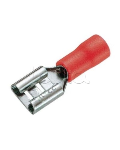 Клемма плоская изолированная 0.5-1.5 мм² (КПИ гнездо - 5.6мм) (100шт/уп) REXANT 08-0412 в Йошкар-Оле Клеммные колодки Pintop.ru