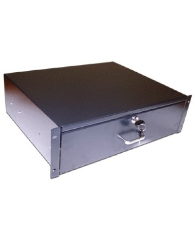 Ящик выдвижной 19, с замком, 4U, черный TWT TWT-CB-DRW-4U в Йошкар-Оле Аксессуары для стоек и шкафов Pintop.ru