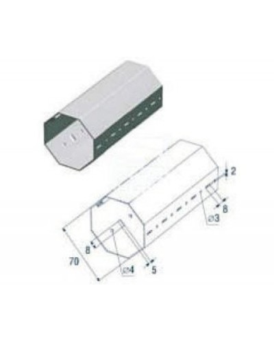 Выходной фланец G12000 Came 119RIG112 в Йошкар-Оле Запчасти для шлагбаумов и автоматики Pintop.ru