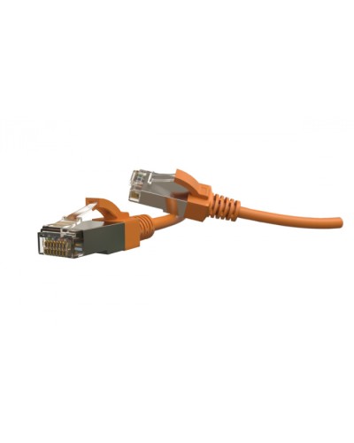 Патч-корд S/FTP Hyperline (PC-LPT-SFTP-RJ45-RJ45-C6-5M-LSZH-OR) в Йошкар-Оле Патчкорды (медные) Pintop.ru