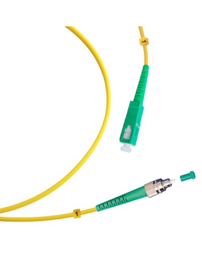 Шнур оптический simplex FC/APC-SC/APC 9/125 sm 25м LSZH Cabeus FOP(s)-9-FC/APC-SC/APC-25m в Йошкар-Оле Патч-корды оптические Pintop.ru