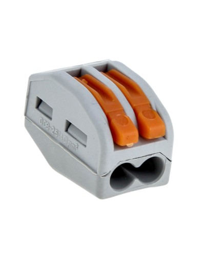 Строительно-монтажная клемма СМК 222-412 с рычагом 2 отверстия 0,08-2,5(4.0)мм2 (100шт.) EKF (plc-smk-412) - Строительно-монтажная клемма СМК 222-412 с рычагом 2 отверстия 0,08-2,5(4.0)мм2 (100шт.) EKF PROxima в Йошкар-Оле Клеммные колодки Pintop.ru