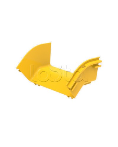 Угол 45° внешний (вниз) для оптического лотка Hyperline FBTR-120-ERS45 в Йошкар-Оле Аксессуары для лотков Pintop.ru