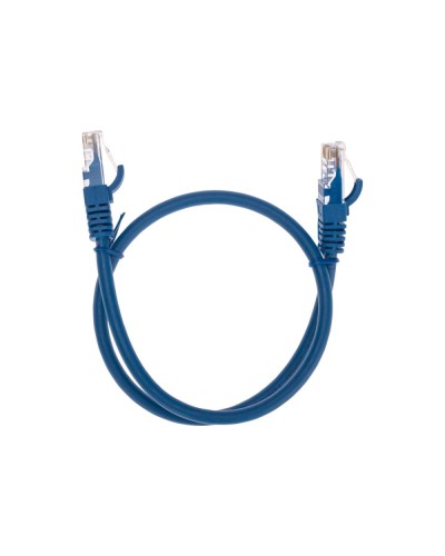Патч-корд U/UTP, CAT 6, RJ45-RJ45, 26AWG, LSZH, синий, 0,5м REXANT 02-0294-05 в Йошкар-Оле Патчкорды (медные) Pintop.ru