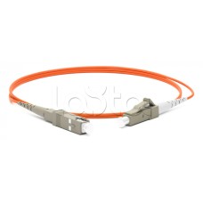 Патч-корд волоконно-оптический Hyperline FC-S2-62-LC/PR-SC/PR-H-1.5M-LSZH-OR