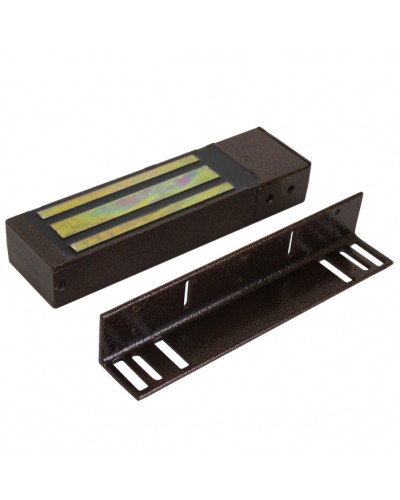 Электромагнитный влагозащищенный замок AccordTec ML-395KB-2 без электроники с датчиком Холла ,цвет Коричневый в Йошкар-Оле Электромагнитные замки Pintop.ru