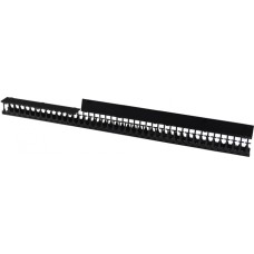 Органайзер 42U глубиной 179 мм, для шкафов LANMASTER DCS шириной 800 мм, черный (2 шт) LANMASTER LAN-DC-CB-42Ux8-VO18