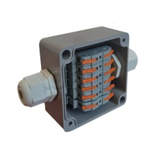 Коробка пылевлагонепроницаемая клеммная G366 А Wago АЯКС IP66/IP65, 82x80x55 Магнито-контакт