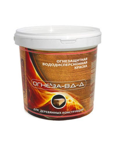 Краска огнезащитная водно-дисперсионнаявспучивающаясядля дерева Огнеза марки «ОГНЕЗА-ВД-Д» , ведро 3 кг. в Йошкар-Оле Огнезащитные краски Pintop.ru