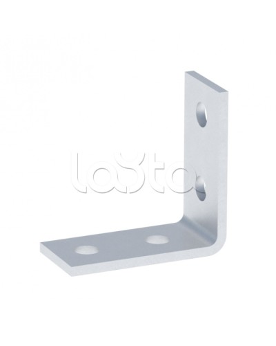 STRUT-пластина угловая 90гр. 4 отверстия HDZ EKF (stpu4-HDZ) в Йошкар-Оле Аксессуары для лотков Pintop.ru