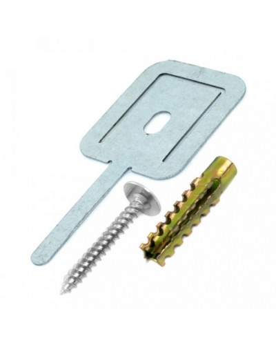 Комплекты для крепления ОКЛ с использованием самореза, дюбеля и хомута FR ПР-40 (100 шт) Промрукав PR08.5201 в Йошкар-Оле Огнестойкие кабельные линии Pintop.ru